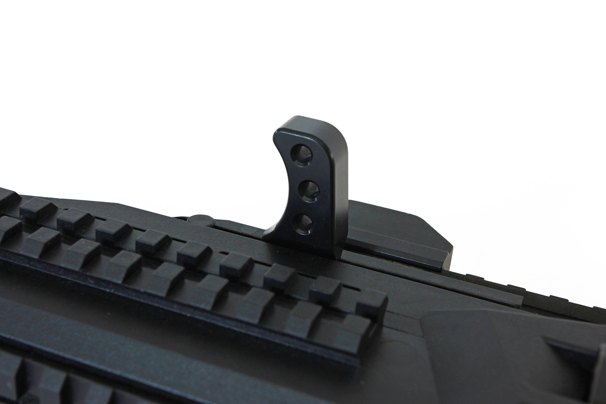 Scorpion Theta Charging Handle-installed-Black
