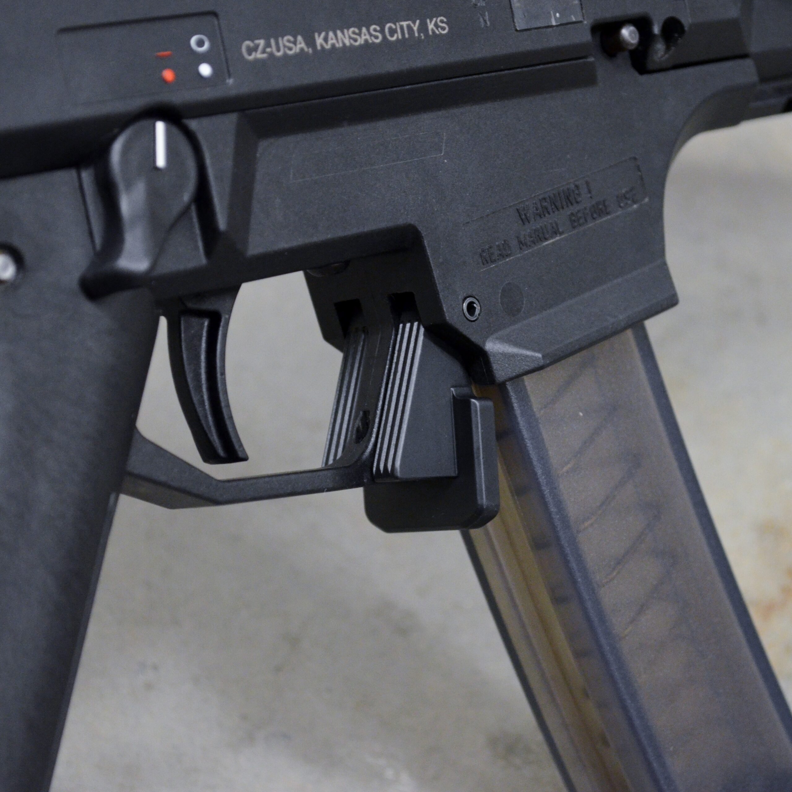 HBI Paddle Magazine Release for CZ Scorpion