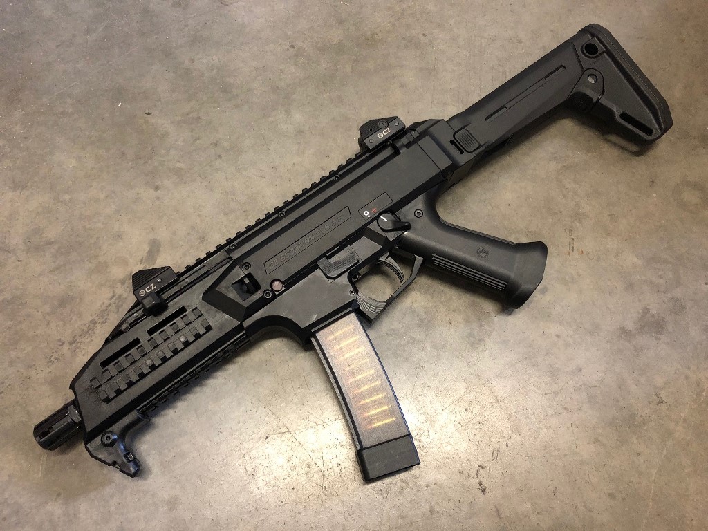 HBI CZ Scorpion Evo Magpul Zhukov-S Stock Adapter Overall