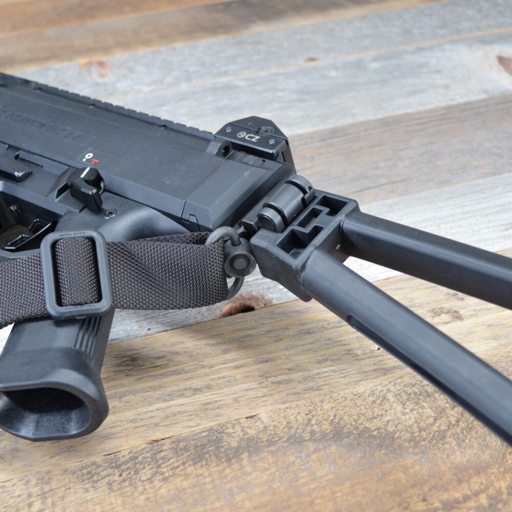 HBI CZ SCORPION EVO 1913 PICATINNY ADAPTER QD_installed