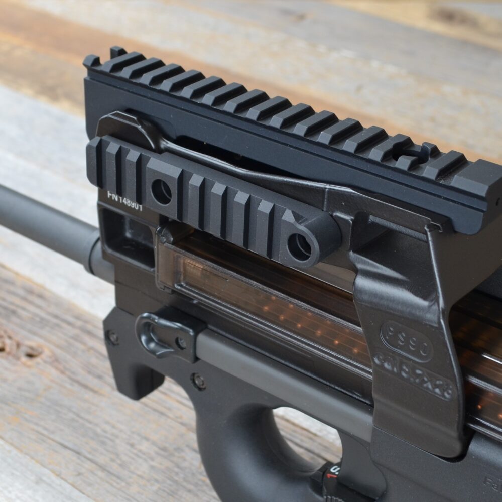 HBI FN P90 PS90 1913 QD RAIL, INSTALLED RIGHT SIDE