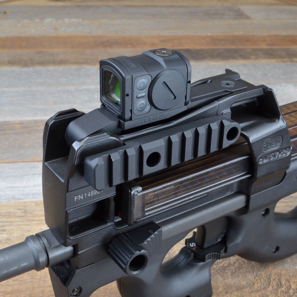 HBI FN P90 PS90 AIMPOINT ACRO MPS OPTIC MOUNT, LEFT