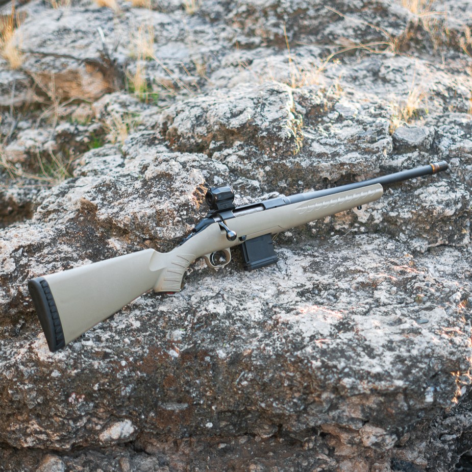 HBI RUGER AMERICAN RIFLE SA RED DOT OPTIC MOUNT HOLOSUN 509T SCRS_INSTALLED WEB 1