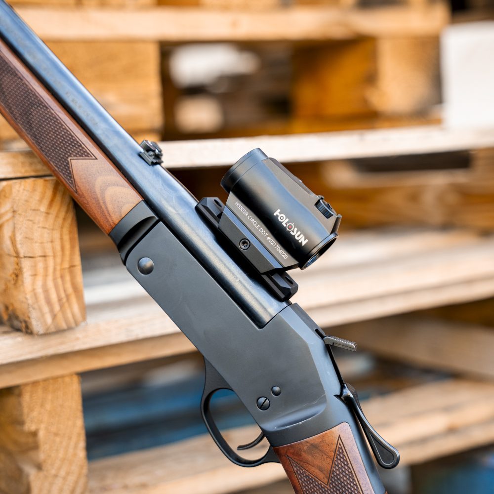 HBI Henry H015 Single Shot Optic Mount,1913 installed 1